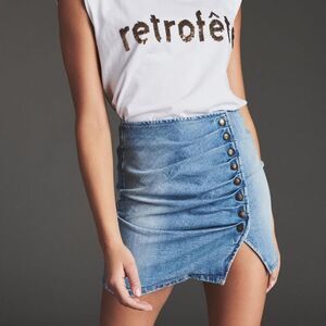 Retrofete Willa Denim Skirt